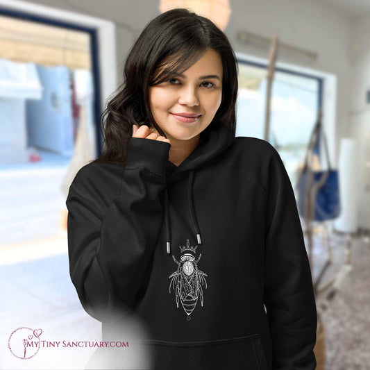 Bee Animal Spirit Hoodie for Women made of Eco-conscious materials