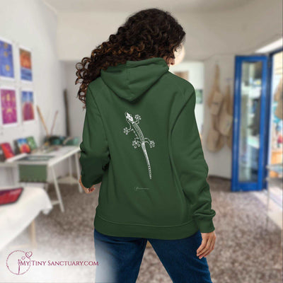 Lizard Animal Spirit Hoodie - Conscious & Sustainable Fashion for Women - My Tiny Sanctuary