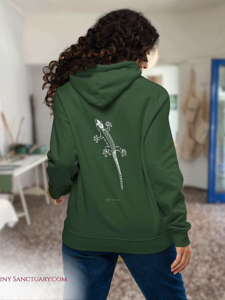 Lizard Animal Spirit Hoodie - Conscious & Sustainable Fashion for Women - My Tiny Sanctuary