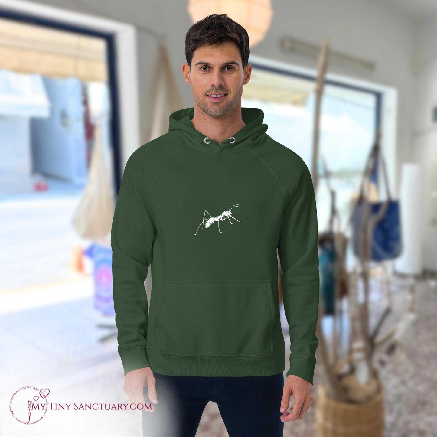 Ant Animal Spirit Hoodie for Men made of Eco-conscious materials