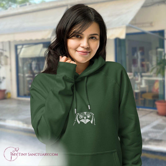 Owl Animal Spirit Hoodie for Women made of Eco-conscious materials