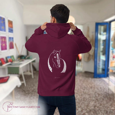 Horse Animal Spirit Hoodie - Conscious & Sustainable Fashion for Men - My Tiny Sanctuary