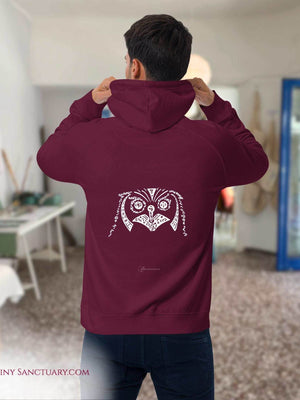 Owl Animal Spirit Hoodie - Conscious & Sustainable Fashion for Men - My Tiny Sanctuary