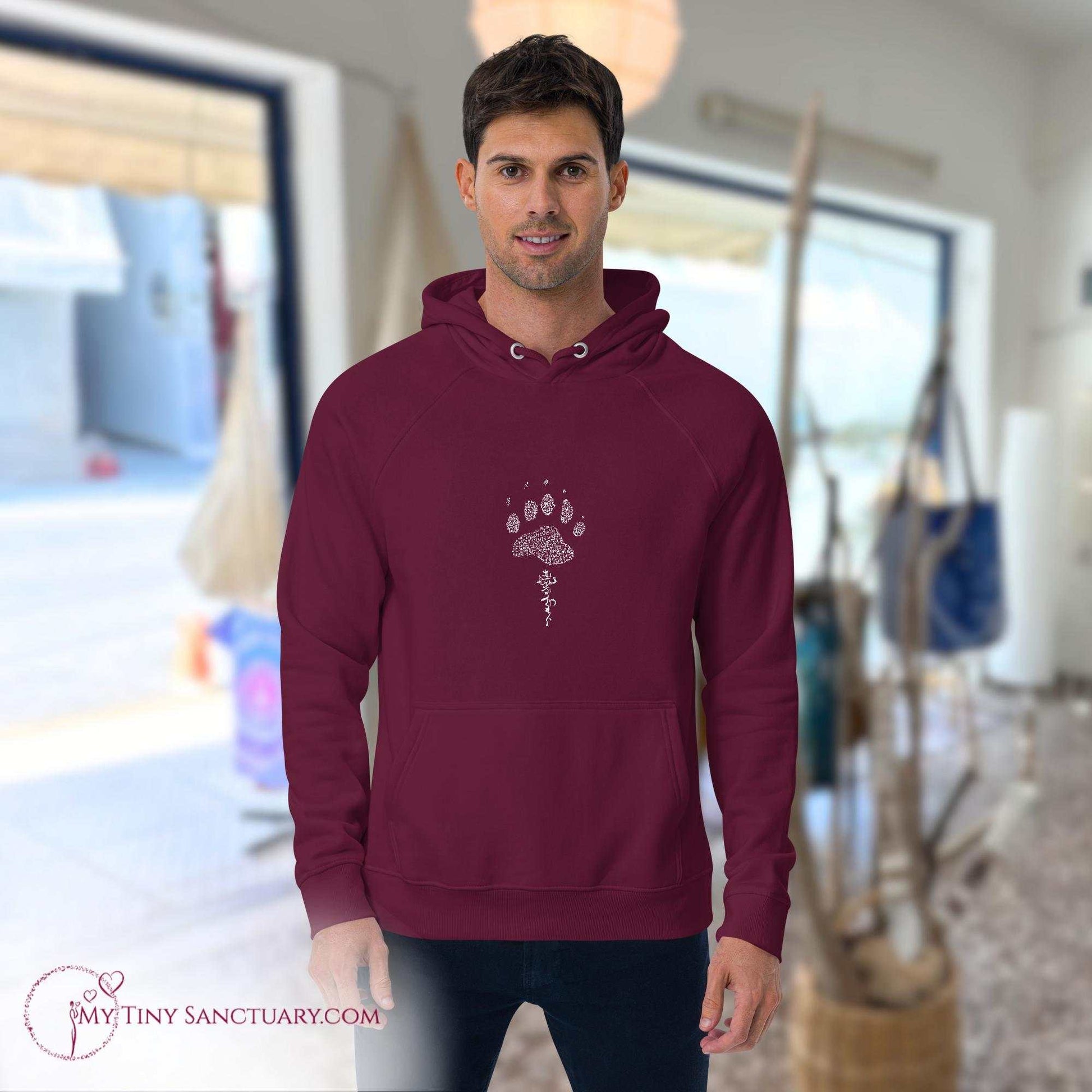 Bear Animal Spirit Hoodie for Men made of Eco-conscious materials