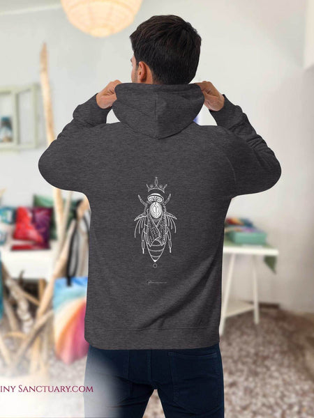Bee Animal Spirit Hoodie - Conscious & Sustainable Fashion for Men - My Tiny Sanctuary