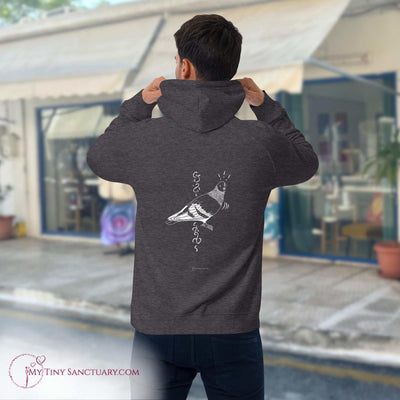Pigeon Animal Spirit Hoodie - Conscious & Sustainable Fashion for Men - My Tiny Sanctuary