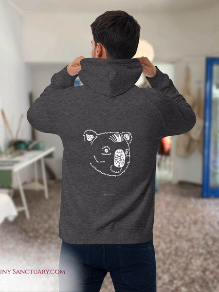 Koala Animal Spirit Hoodie - Conscious & Sustainable Fashion for Men - My Tiny Sanctuary
