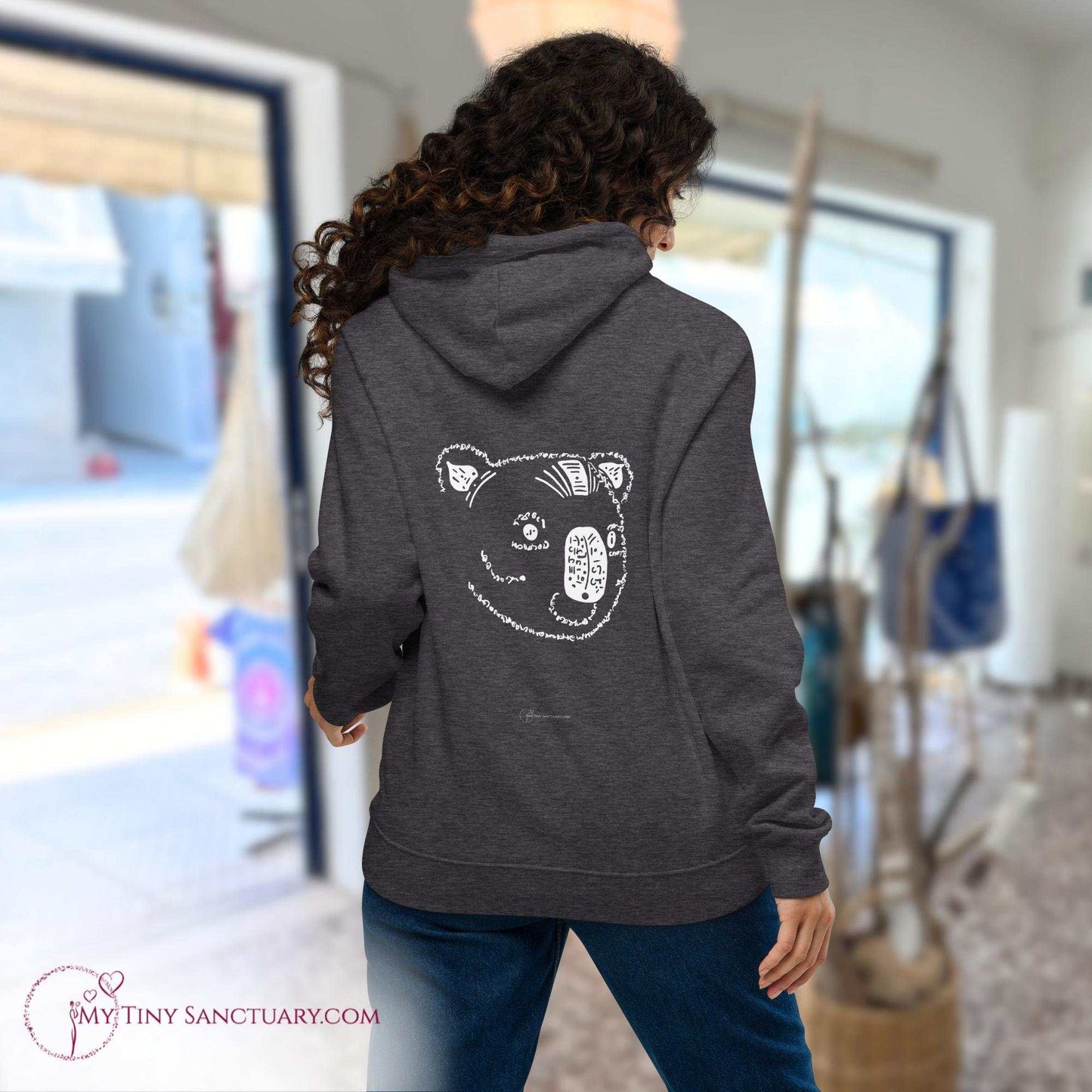 Koala Animal Spirit Hoodie for Women made of Eco-conscious materials