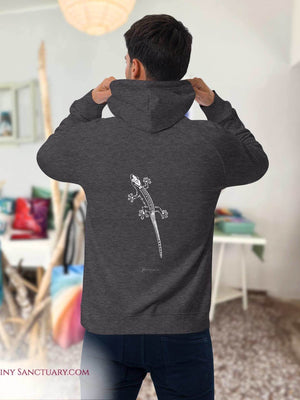 Lizard Animal Spirit Hoodie - Conscious & Sustainable Fashion for Men - My Tiny Sanctuary