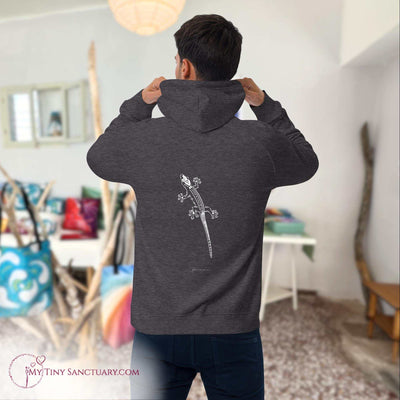 Lizard Animal Spirit Hoodie - Conscious & Sustainable Fashion for Men - My Tiny Sanctuary