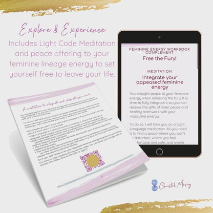 Feminine Energy Workbook & Recorded Meditation - Release the Fury!