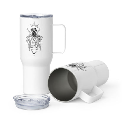 Bee Animal Spirit Travel Mug I Stainless steel I Handle