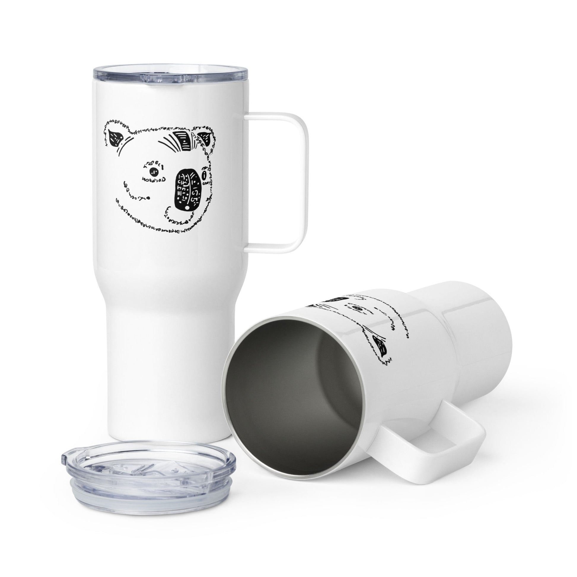 Koala Animal Spirit Travel Mug I Stainless steel I Handle