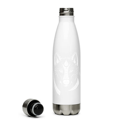 Animal Totem WOLF Stainless Steel Water Bottle - Christel Mesey Art