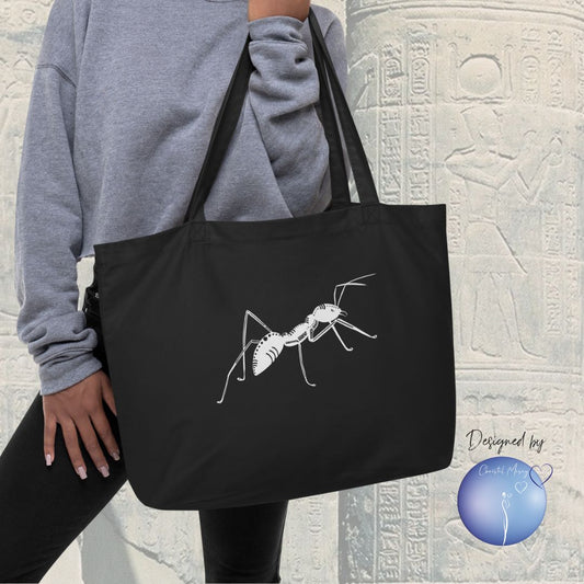 Ant Animal Spirit Tote Bag 100% organic cotton XL size
