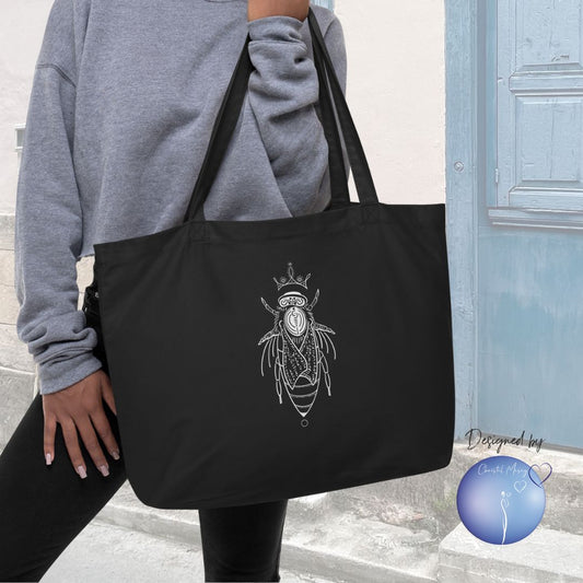 BEE Animal Spirit - TOTE BAG 100% organic cotton - XL size