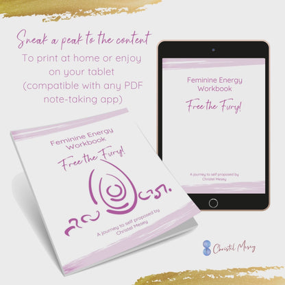 Féminine Energy Workbook et méditation enregistrée - Sortie The Fury!