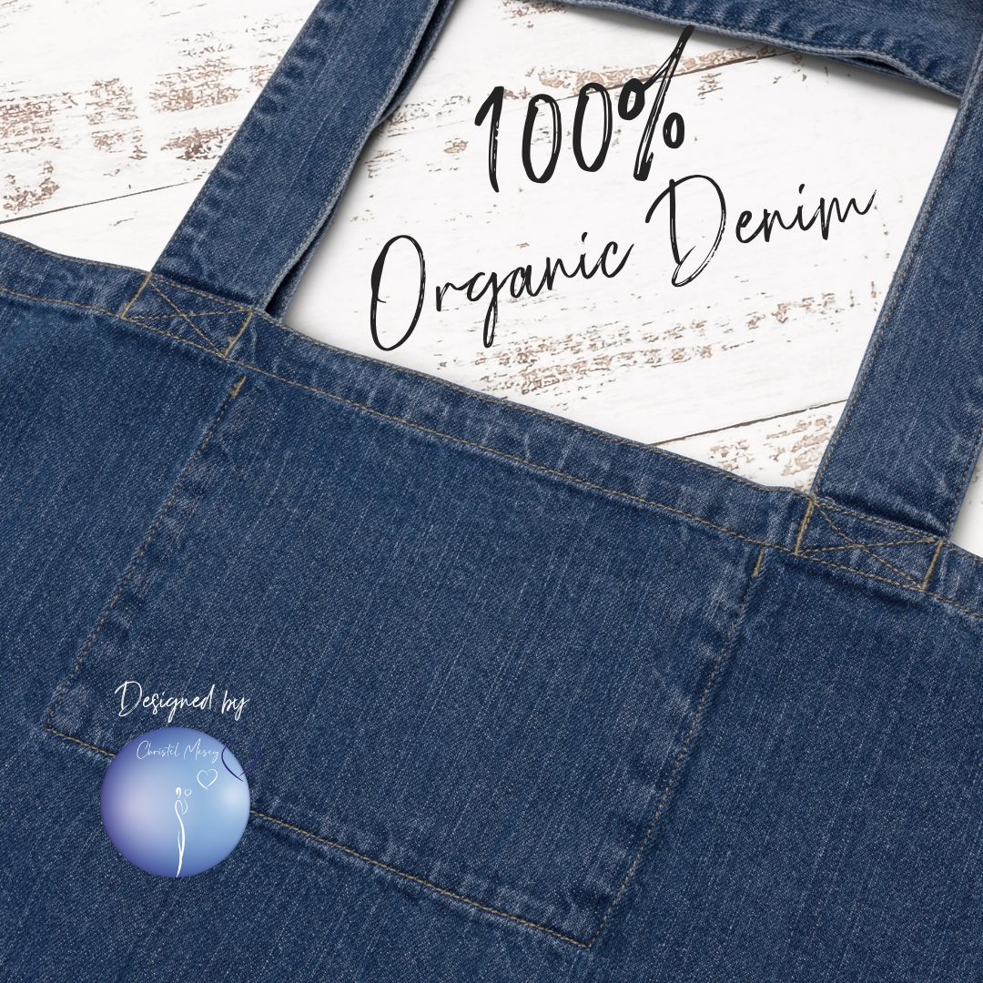 Dragonfly Animal Spirit Tote Bag 100% Organic denim