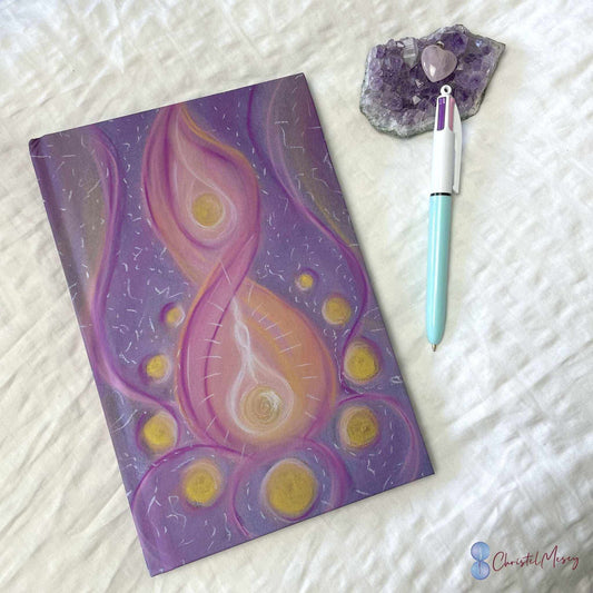 Divine Feminine Notebook l Hardcover Journal l 121 Dotted Pages