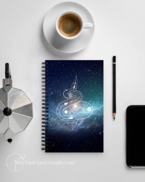 Serpent Spirit Notebook A5 | Dotted Pages | Spiral Binding