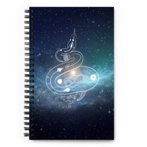 Serpent Spirit Notebook A5 | Dotted Pages | Spiral Binding
