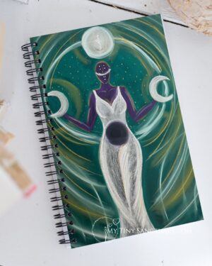 Moon Journal: Lady Moon Cycle – Track Your Inner Rhythms