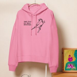 Sparrow Spirit Mid-Weight Organic Hoodie: Small Flock. Big Impact. Unstoppable.