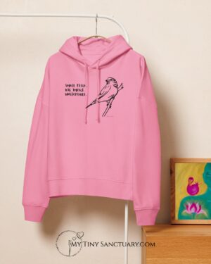 Sparrow Spirit Mid-Weight Organic Hoodie: Small Flock. Big Impact. Unstoppable.