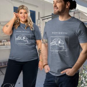 Turtle Animal Spirit T-Shirt – "My History Is Not My Destiny" (Healing & Transformation)