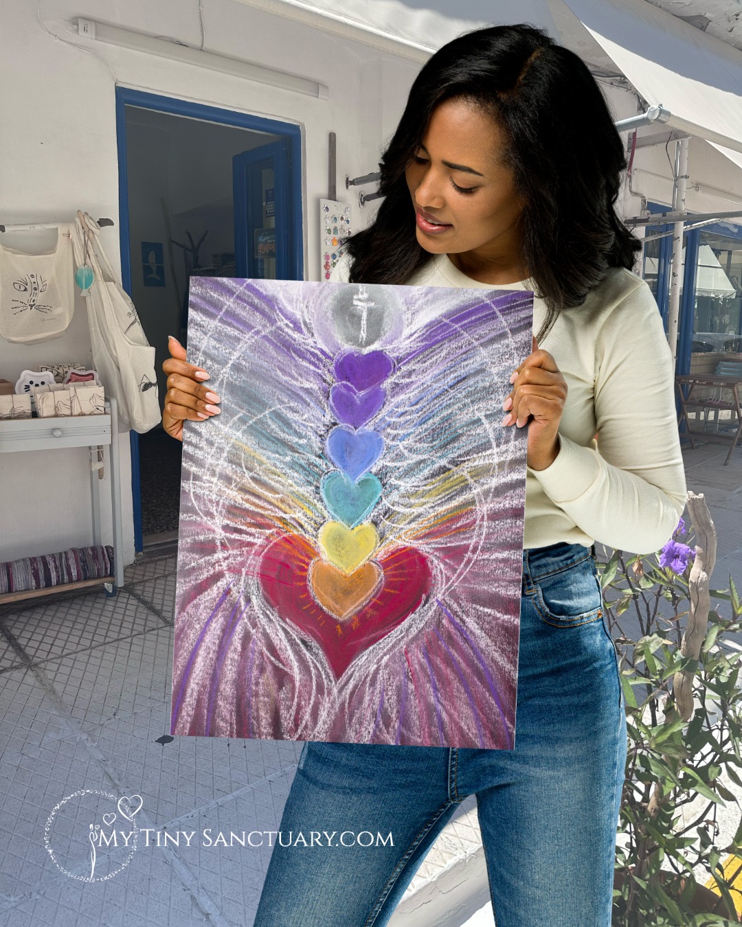 Follow your Heartbeats – Heart-Centred Chakra Poster | Art Print for Energetic Harmony - Image 3