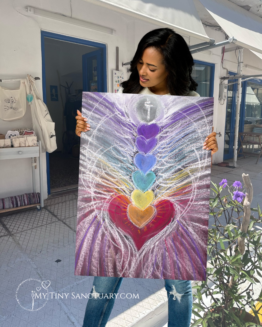 Follow your Heartbeats – Heart-Centred Chakra Poster | Art Print for Energetic Harmony - Image 2