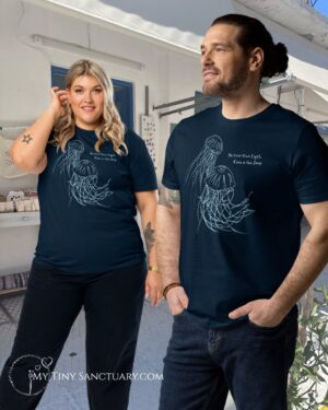 Be Your Own Light, Even in the Deep – Jellyfish Spirit T-Shirt | My Tiny Sanctuary