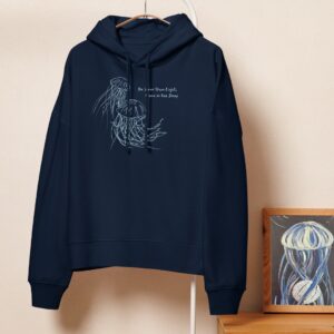 Be Your Own Light, Even in the Deep – Organic Jellyfish Hoodie | My Tiny Sanctuary