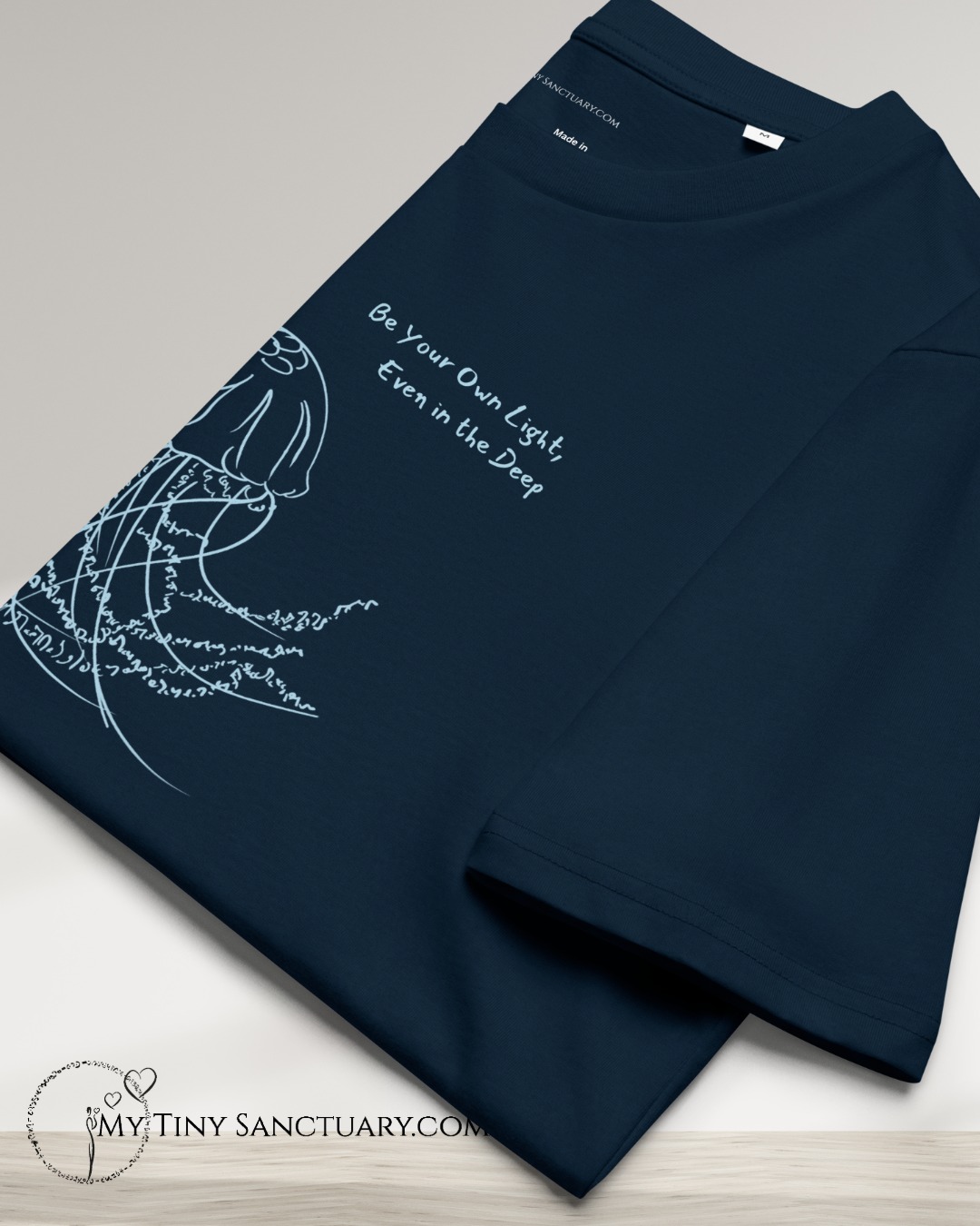 Be Your Own Light, Even in the Deep – Jellyfish Spirit T-Shirt | My Tiny Sanctuary - Image 4