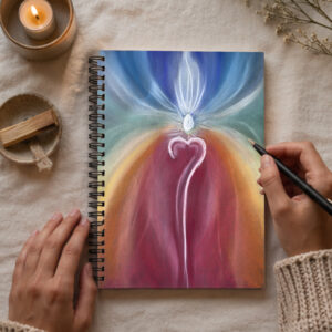 OM Chakra Notebook – Joy Compass Journal | A5 Notebooks for Meditation and Alignment