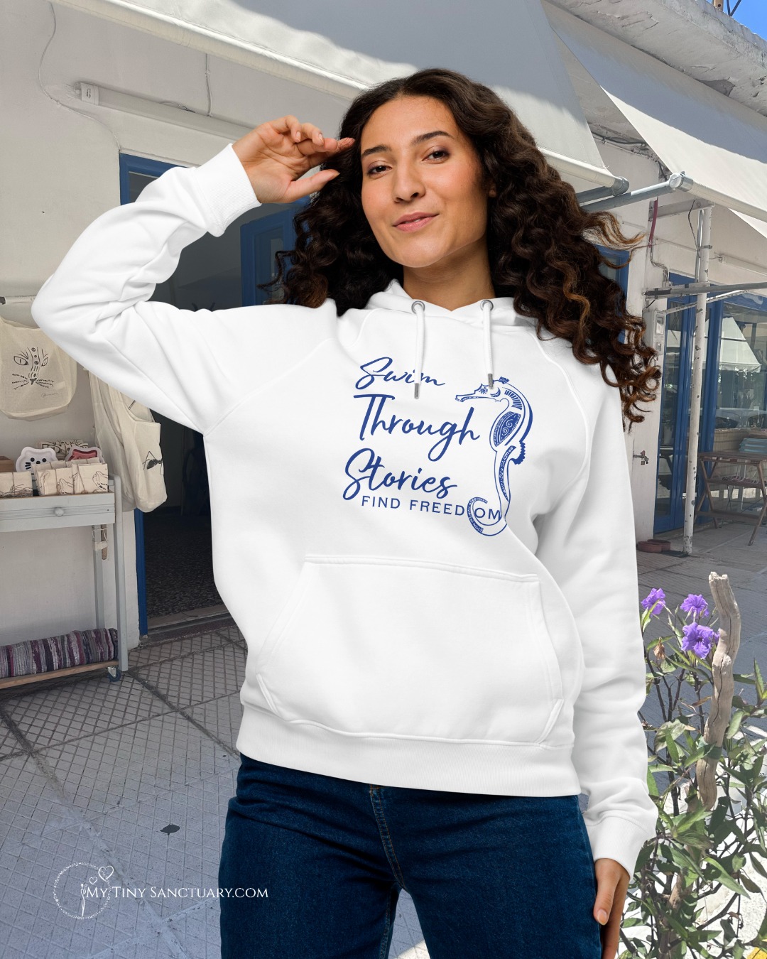 Seahorse Unisex Organic Cotton Hoodie