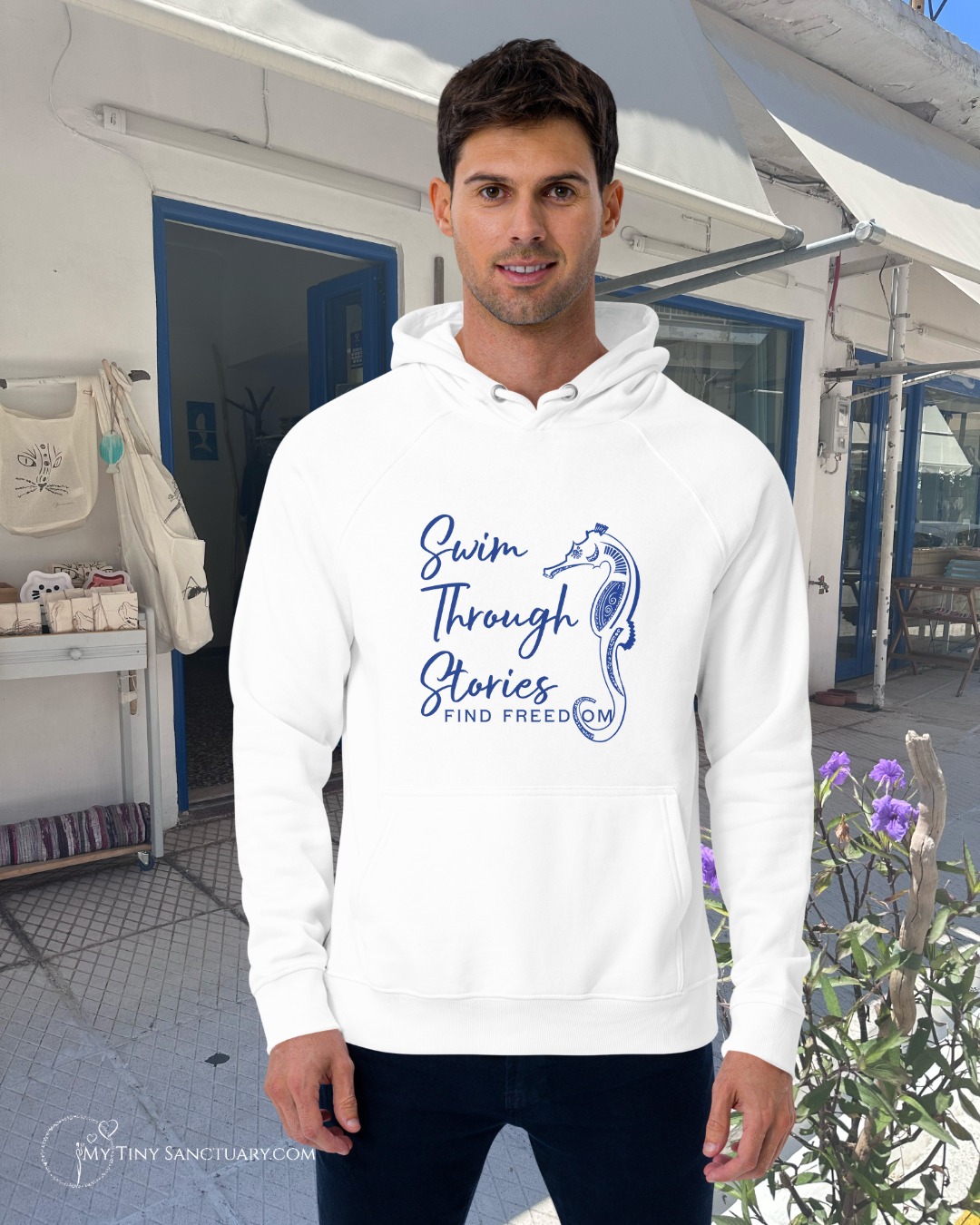 Seahorse Unisex Organic Cotton Hoodie