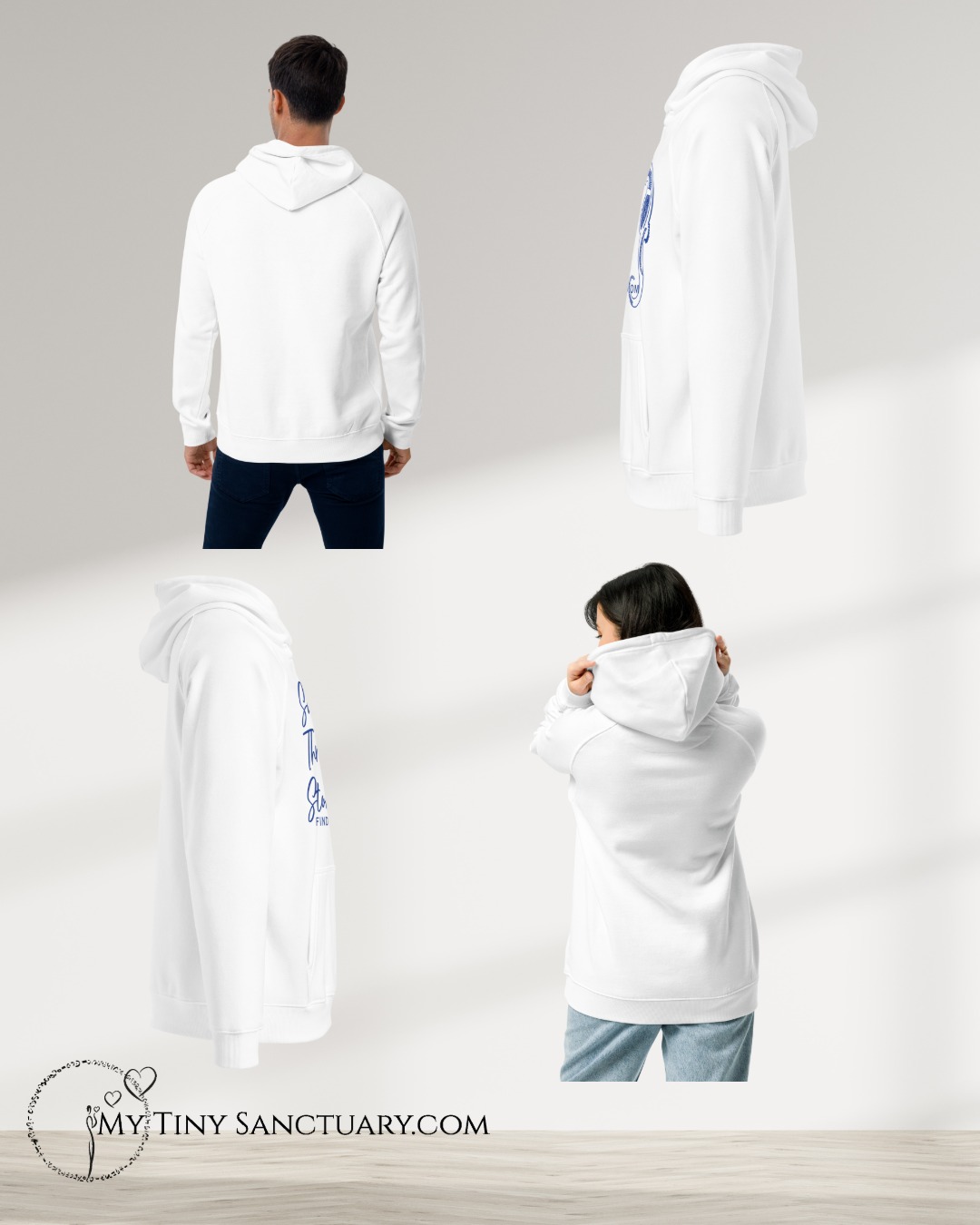 Seahorse Unisex Organic Cotton Hoodie