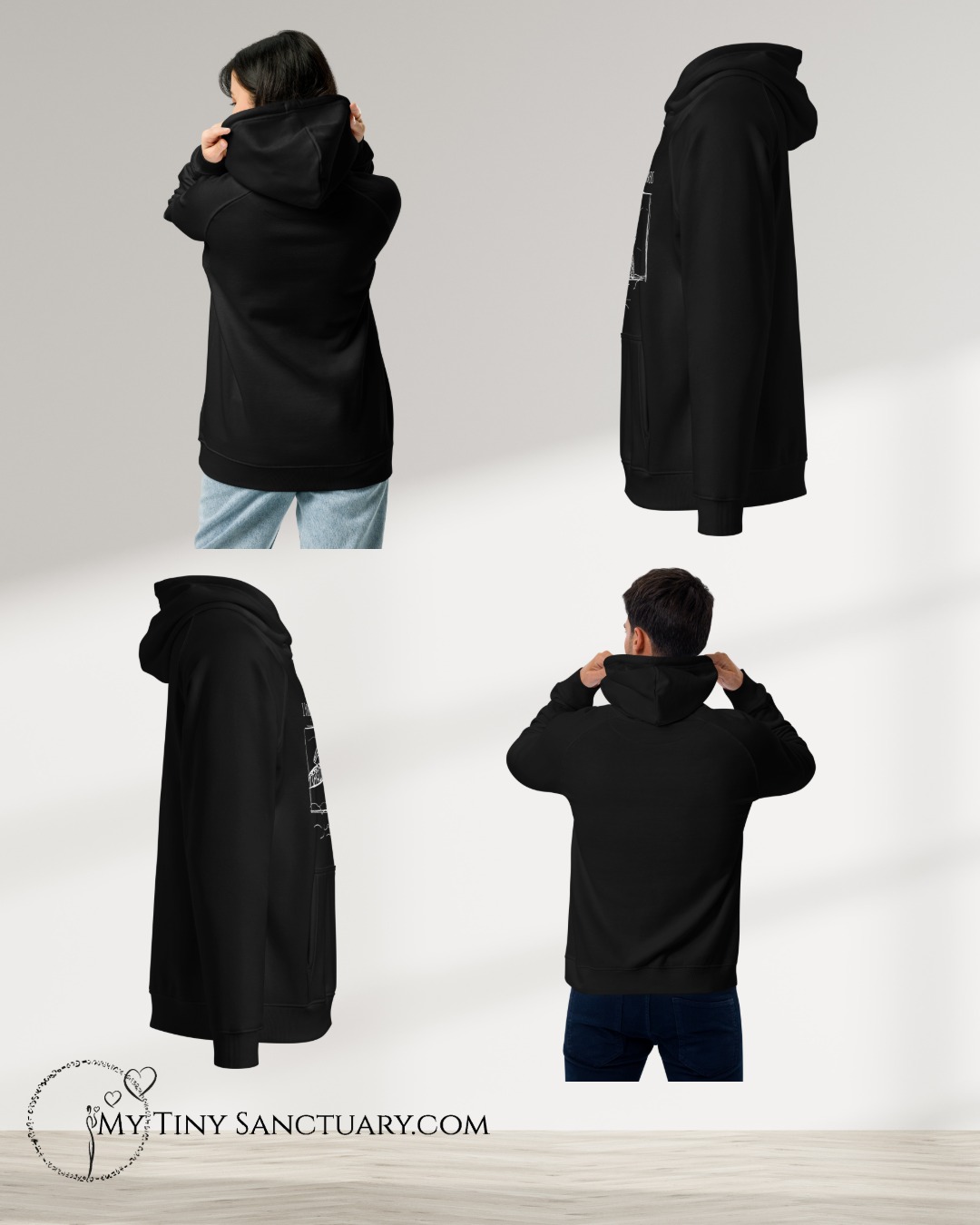Turtle Animal Spirit Hoodie – "I Follow My Flow, Not Others' Tides" (Healthy Boundaries) - Image 6