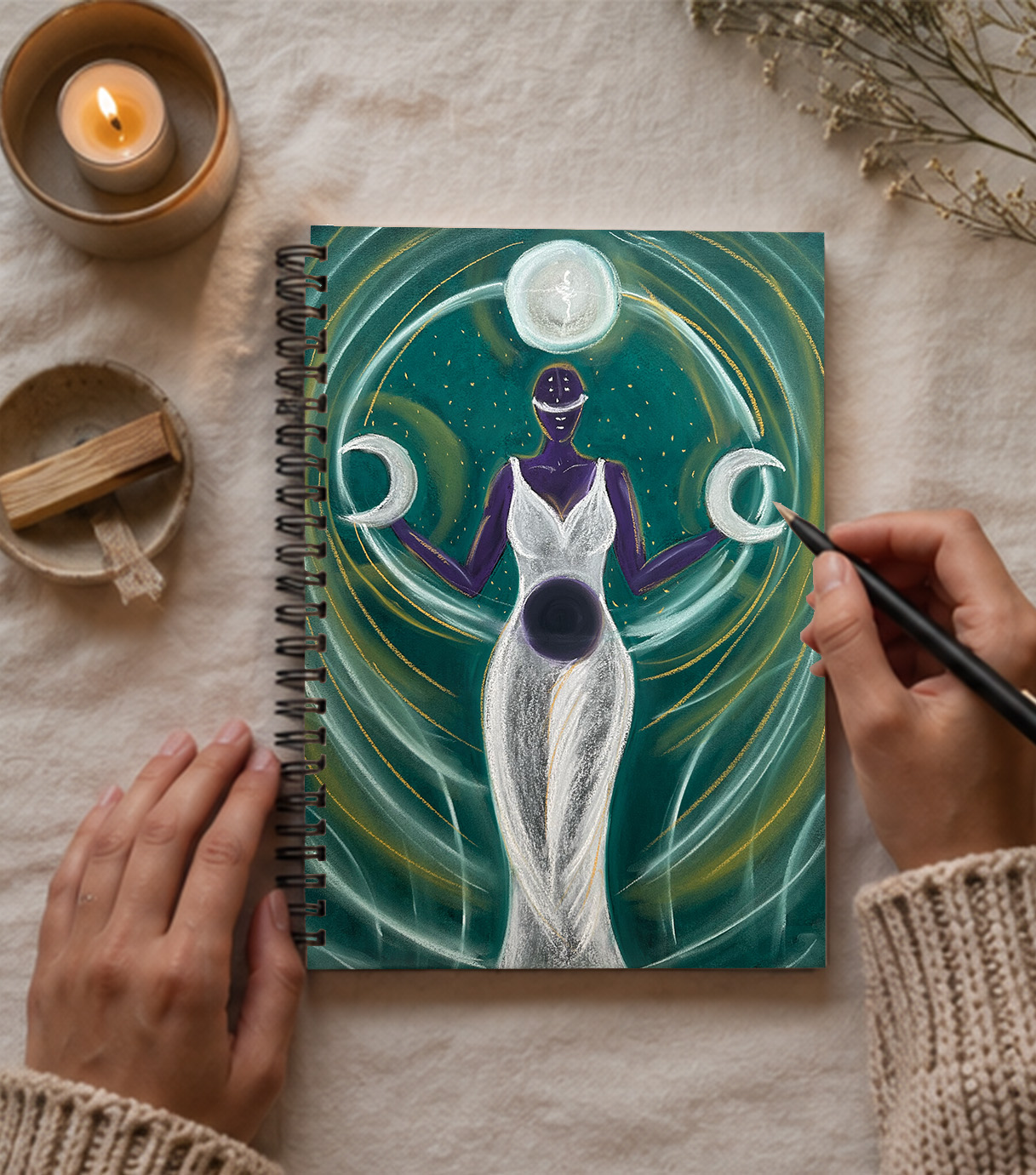 Working with the Moon with My Tiny Sanctuary
