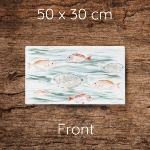 Aegean Fishes – Mediterranean Light Decorative Cushion Case Only