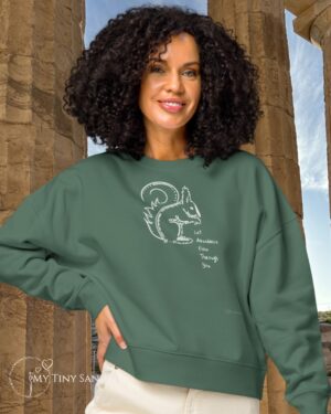 Squirrel Spirit Hoodie | Women fit | Organic