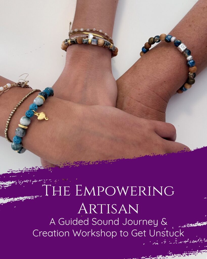 Get unstuck in Aegina! Join our Guided Sound Journey & bracelet workshop. Release blocks, unfreeze your action, and craft your own vibrational device.