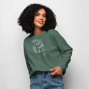 Squirrel Spirit Women’s Hoodie – Let Abundance Flow Through You